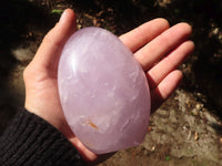 Polished Pink Rose Quartz Standing Free Forms x 2 From Antsirabe, Madagascar - Toprock Gemstones and Minerals