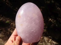 Polished Pink Rose Quartz Standing Free Forms x 2 From Antsirabe, Madagascar - Toprock Gemstones and Minerals