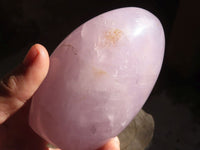Polished Pink Rose Quartz Standing Free Forms x 2 From Antsirabe, Madagascar - Toprock Gemstones and Minerals