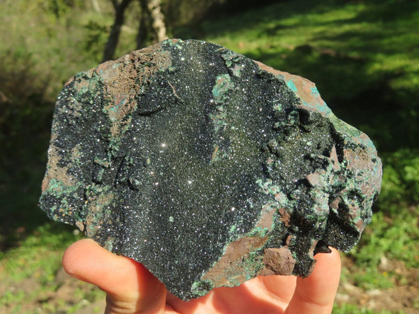 Natural Rare Copper Phosphate Libethenite On Dolomite Specimen x 1 From Shituru, Congo - TopRock