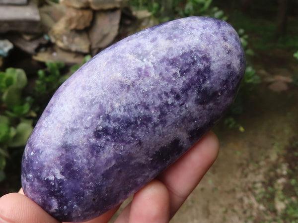 Polished Extra Large Purple Lepidolite Free Forms x 6 From Zimbabwe - TopRock