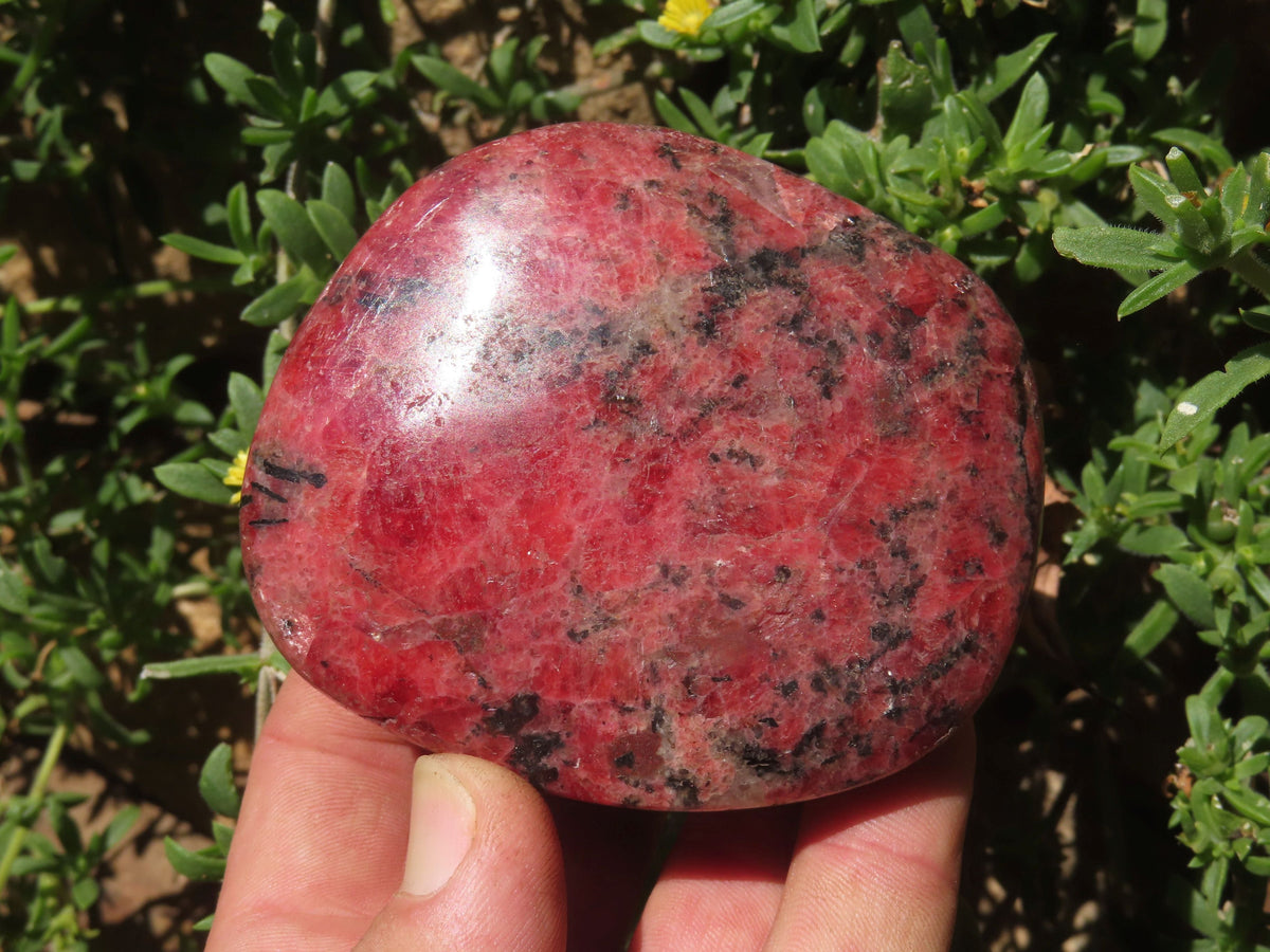 Polished Selected New Red Zimbabwe Rhodonite Made Into Free Forms - sold per Kg From Zimbabwe - TopRock