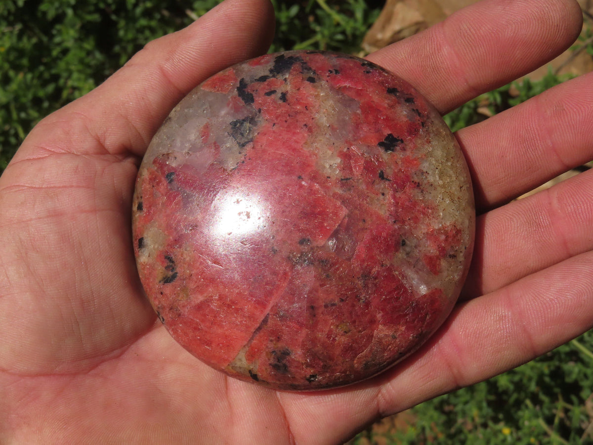 Polished Selected New Red Zimbabwe Rhodonite Made Into Free Forms - sold per Kg From Zimbabwe - TopRock
