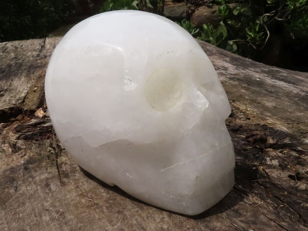 Polished Hand Carved Quartz Crystal Skull x 1 From Madagascar - TopRock