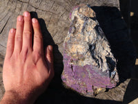 Natural Rough Purpurite Specimens x 2 From Erongo, Namibia - TopRock