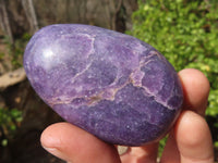 Polished Purple Lepidolite Gallets  x 12 From Zimbabwe - Toprock Gemstones and Minerals