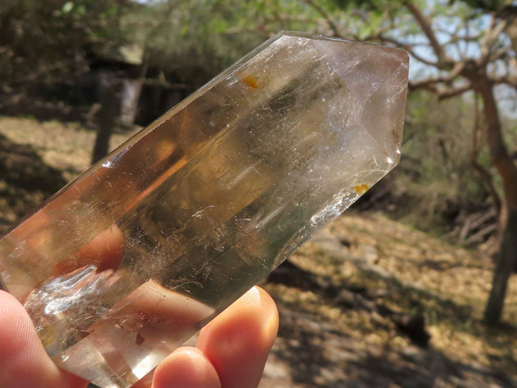 Polished Beautiful Trio Of Smokey Quartz Points x 3 From Madagascar - TopRock