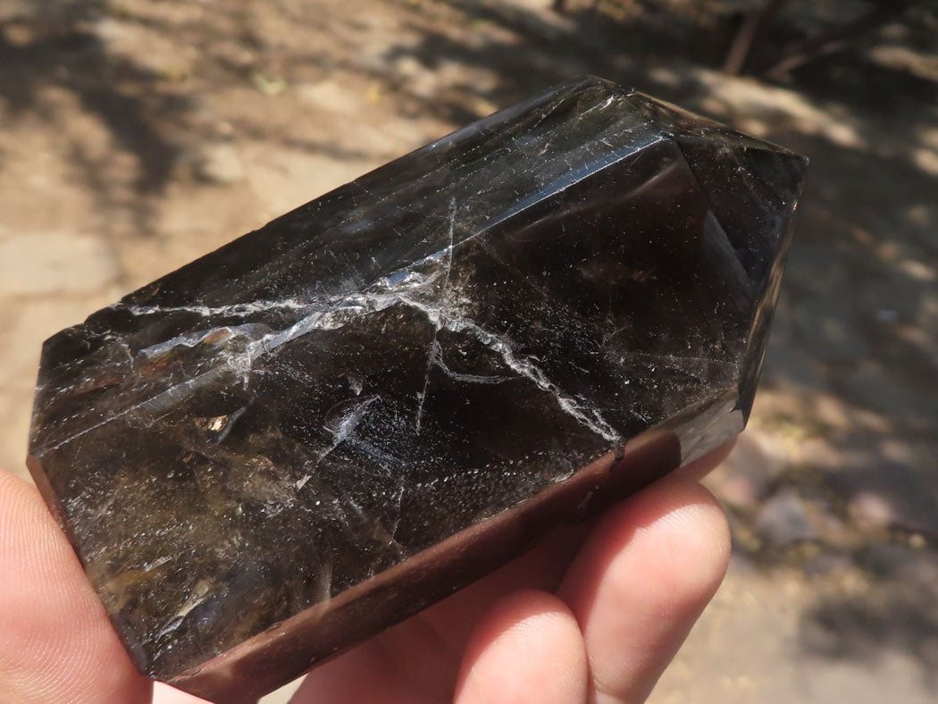 Polished Beautiful Trio Of Smokey Quartz Points x 3 From Madagascar - TopRock