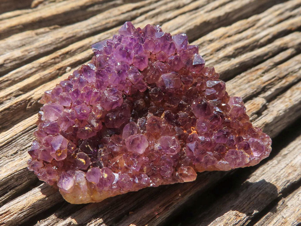 Natural Small Dark "Amethystos" Amethyst Clusters x 35 From Kwaggafontein, South Africa - TopRock