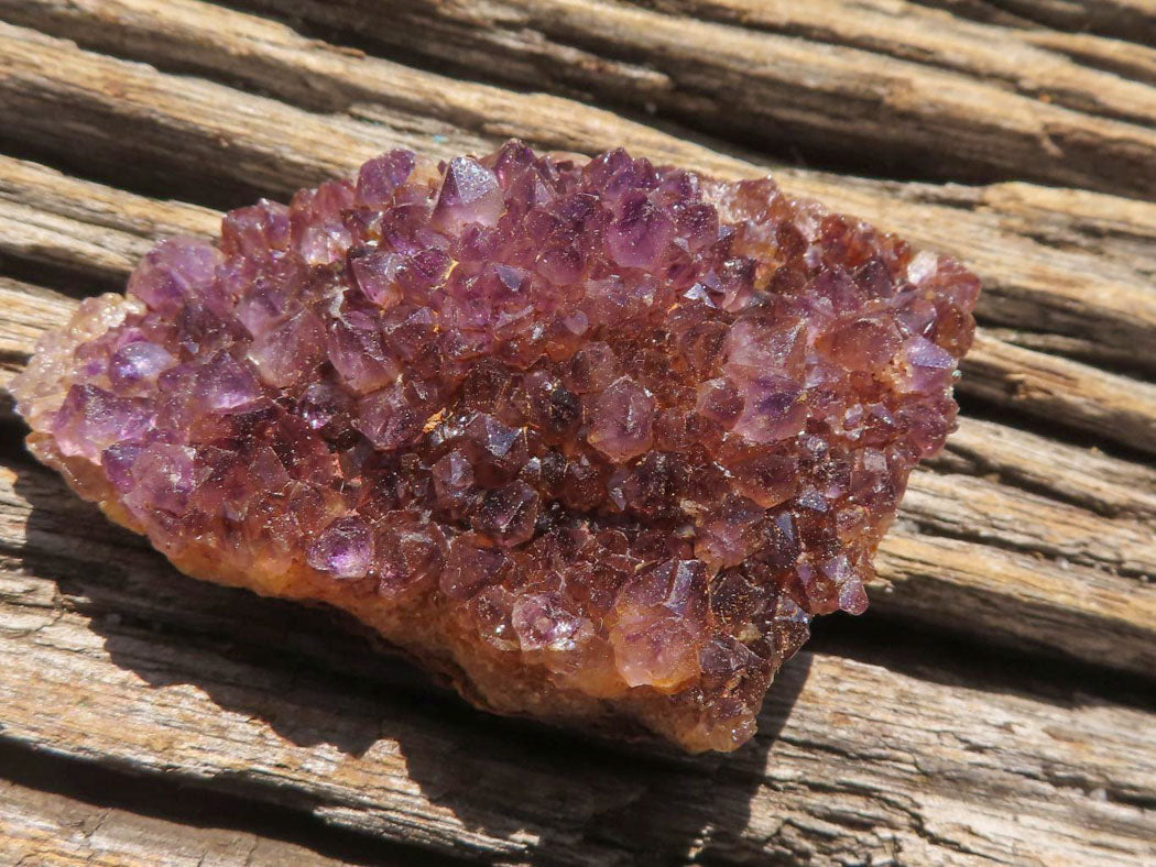 Natural Small Dark "Amethystos" Amethyst Clusters x 35 From Kwaggafontein, South Africa - TopRock