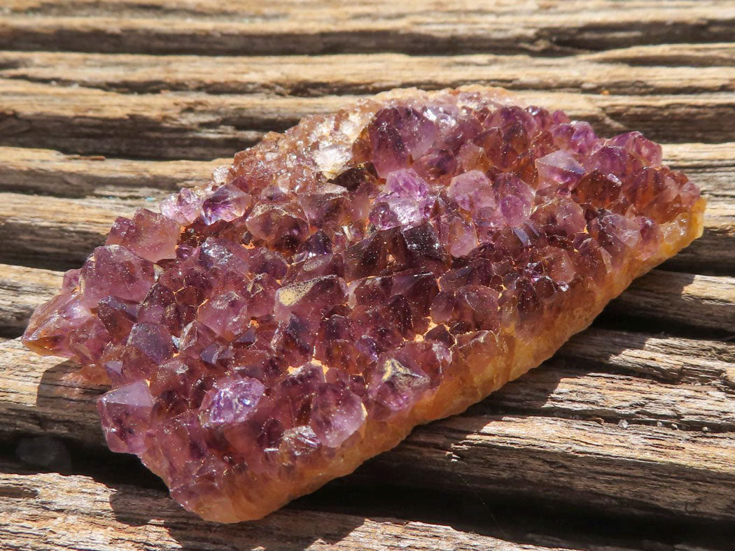 Natural Small Dark "Amethystos" Amethyst Clusters x 35 From Kwaggafontein, South Africa - TopRock