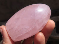 Polished Rose Quartz Standing Free Forms x 6 From Antsirabe, Madagascar - Toprock Gemstones and Minerals