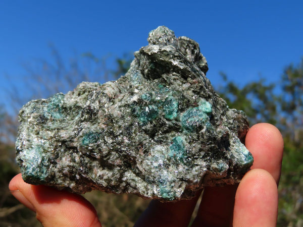 Natural Emeralds In Matrix x 5 From Zimbabwe - TopRock