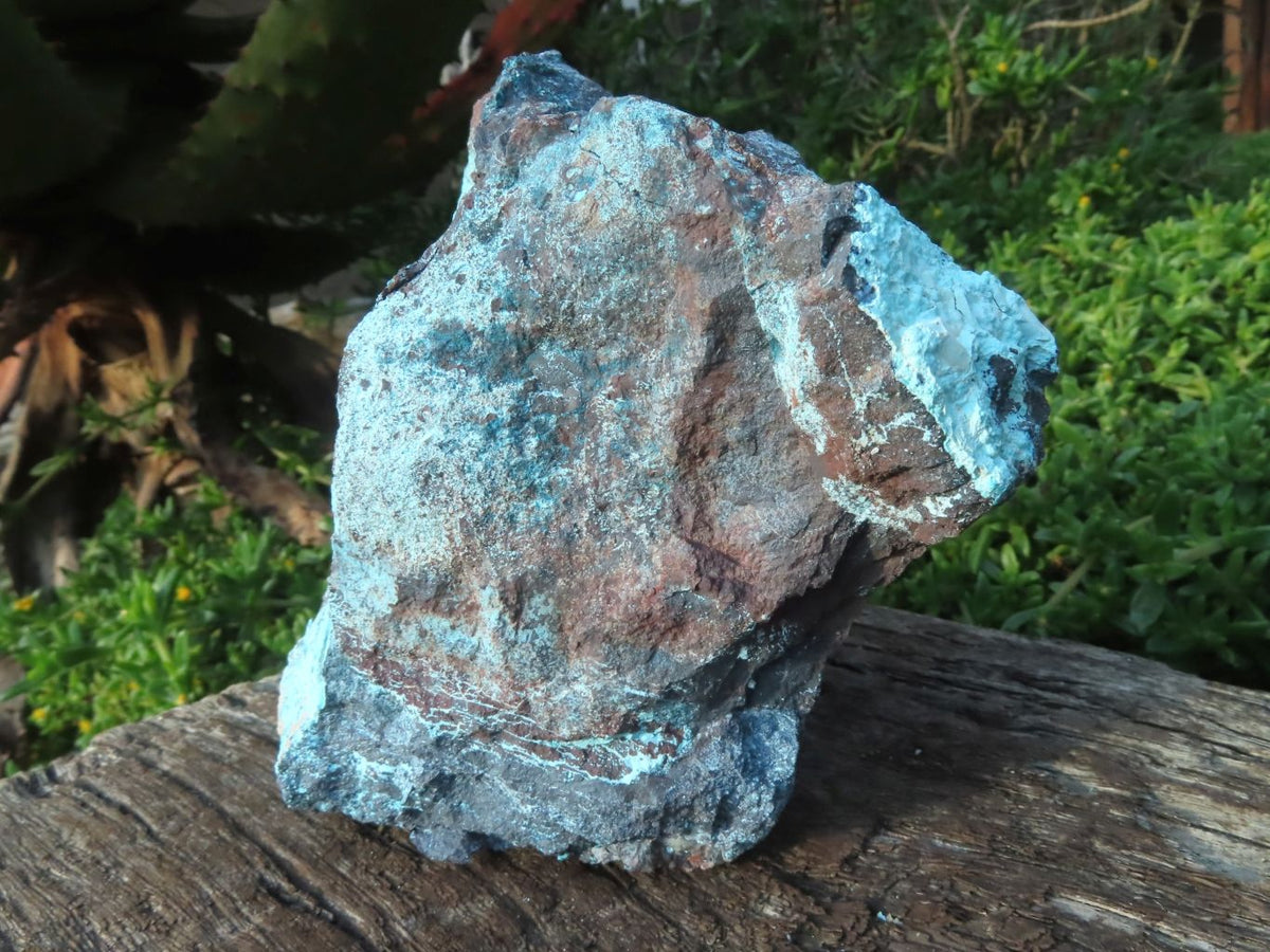 Natural Shattuckite Copper Ore Specimens x 2 From Namibia - TopRock
