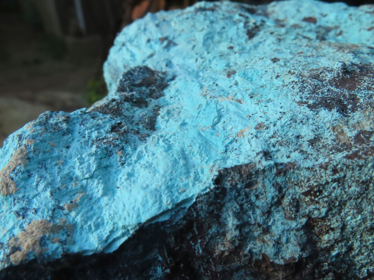 Natural Shattuckite Copper Ore Specimens x 2 From Namibia - TopRock