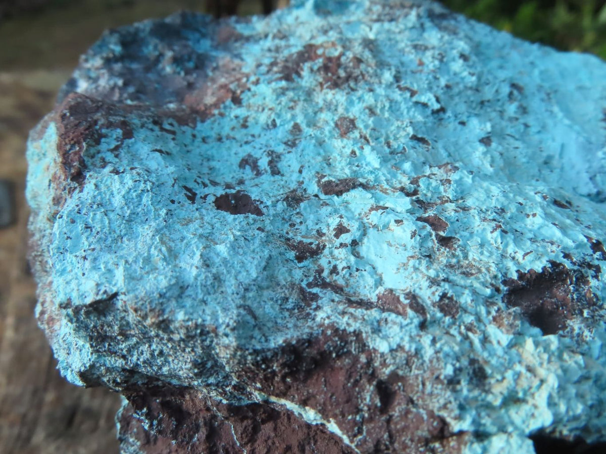 Natural Shattuckite Copper Ore Specimens x 2 From Namibia - TopRock