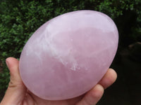 Polished Gemmy Pink Rose Quartz Standing Free Forms  x 3 From Ambatondrazaka, Madagascar - TopRock