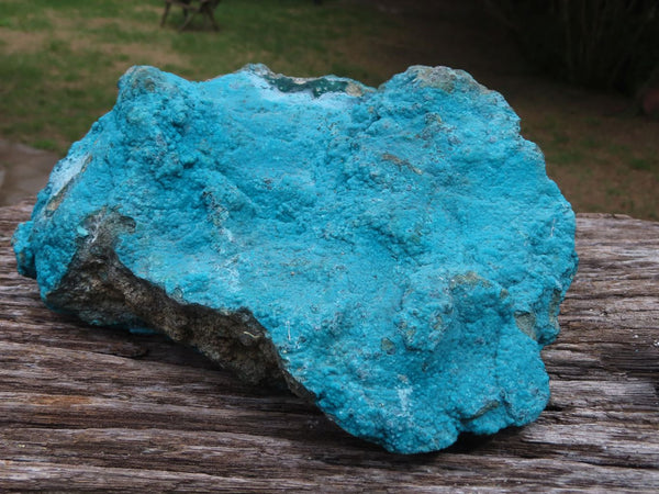 Natural Bright Blue Botryoidal Chrysocolla Display Piece x 1 From Lupoto, Congo - TopRock