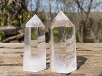 Polished Clear Quartz Points x 24 From Madagascar - Toprock Gemstones and Minerals