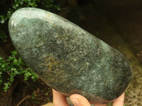 Polished Green Fuchsite Quartz Standing Free Form  x 1 From Madagascar - TopRock