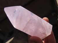 Polished Gemmy Rose Quartz Points x 3 From Antsirabe, Madagascar - Toprock Gemstones and Minerals
