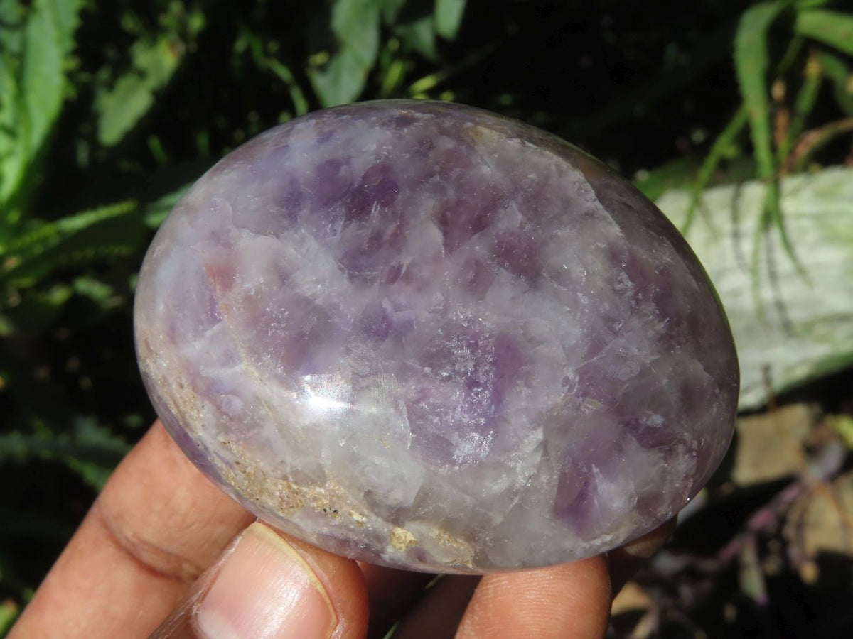 Polished Chevron Amethyst Gallets x 12 From Madagascar - TopRock
