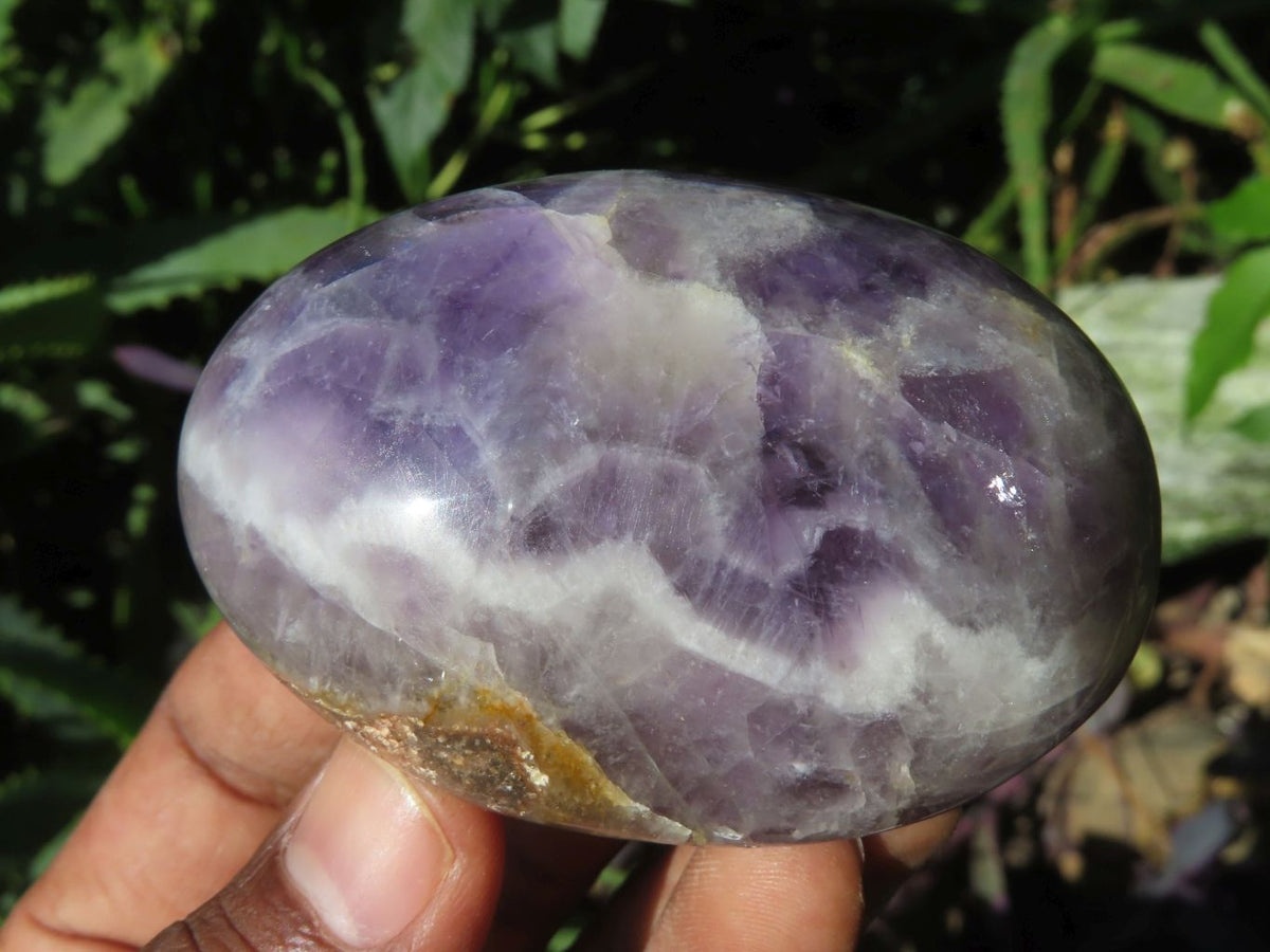 Polished Chevron Amethyst Gallets x 12 From Madagascar - TopRock