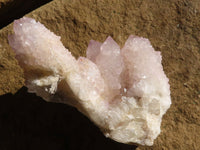 Natural Pale Lilac Spirit Quartz Clusters x 6 From Boekenhouthoek, South Africa - Toprock Gemstones and Minerals