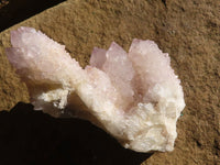 Natural Pale Lilac Spirit Quartz Clusters x 6 From Boekenhouthoek, South Africa - Toprock Gemstones and Minerals