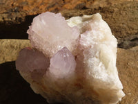 Natural Pale Lilac Spirit Quartz Clusters x 6 From Boekenhouthoek, South Africa - Toprock Gemstones and Minerals
