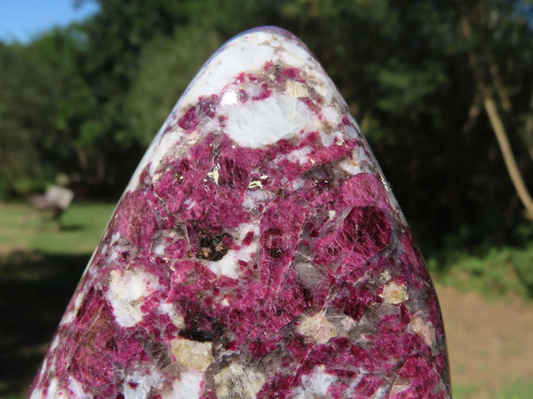 Polished Bright Pink Rubellite Standing Free Form x 1 From Ambatondrazaka, Madagascar - TopRock