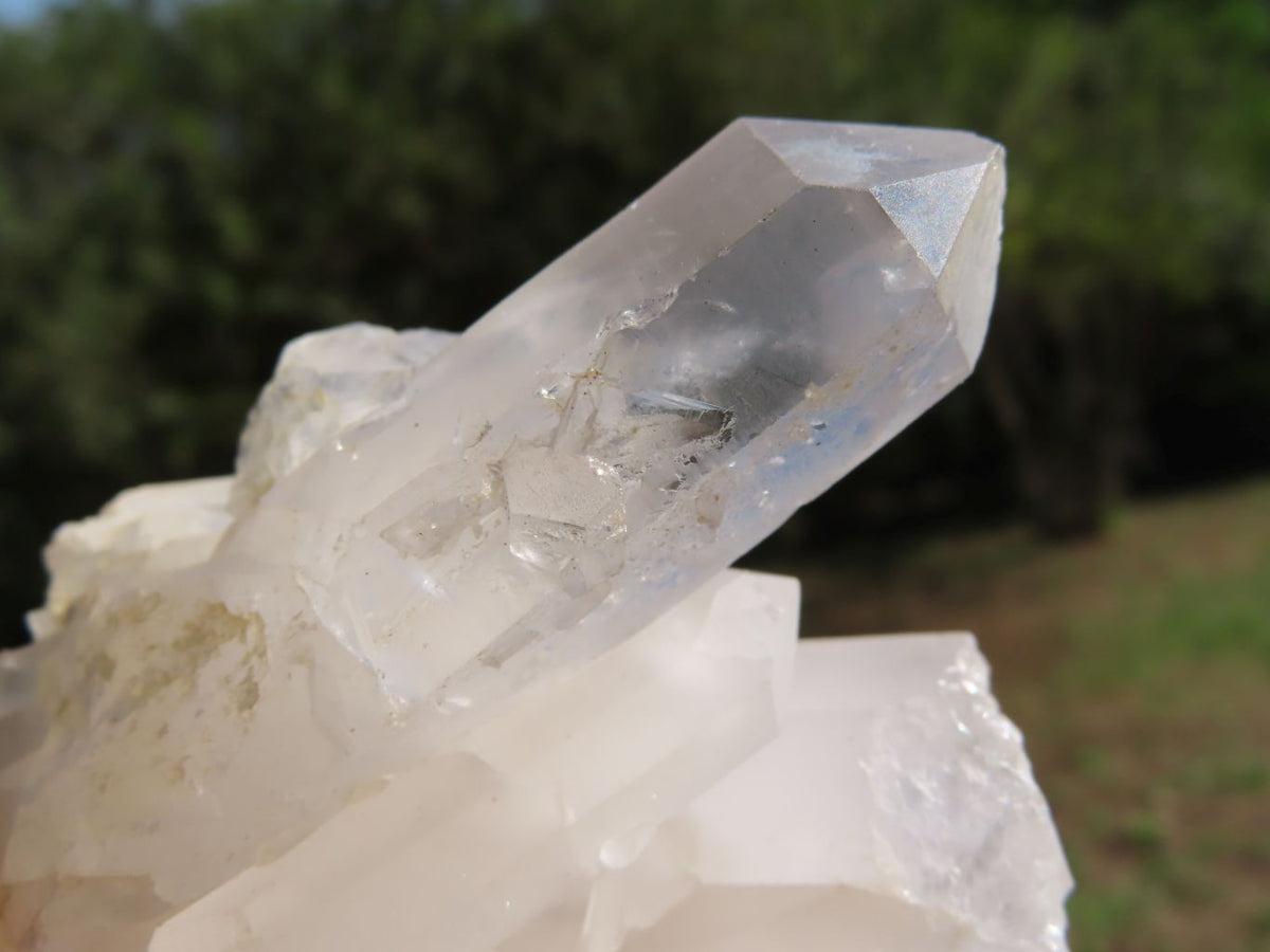 Natural Selected Optic to Frosted Quartz Clusters/Crystals x 11 From Madagascar - TopRock