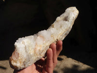 Natural Large White Spirit Quartz Crystal Clusters x 2 From Boekenhouthoek, South Africa - Toprock Gemstones and Minerals