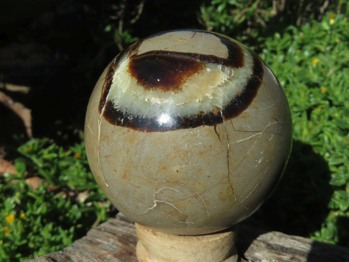 Polished Septerye Spheres x 3 From Madagascar - TopRock