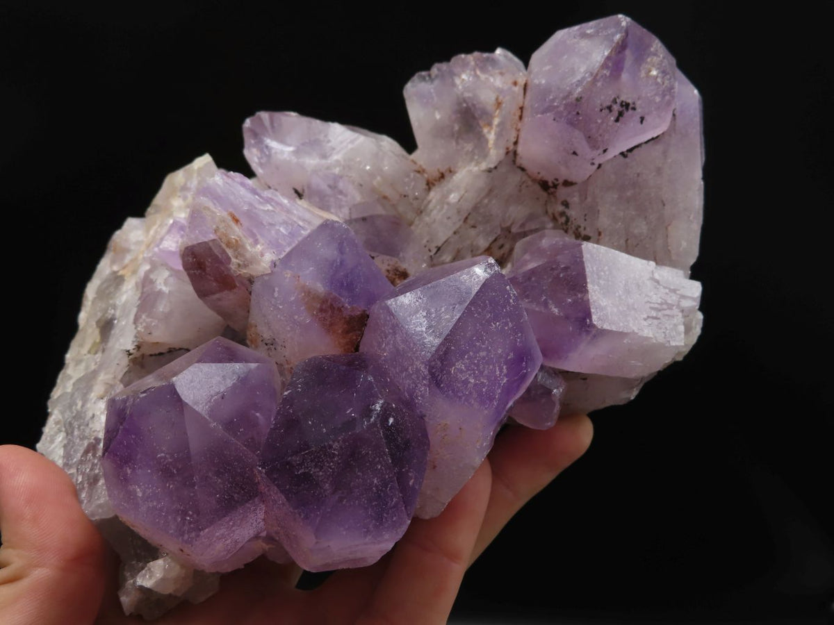 Natural Zambian Amethyst Crystal Clusters x 2 From Mumbwe, Zambia - TopRock