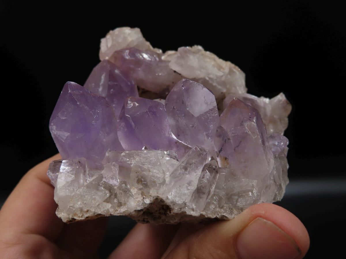 Natural Zambian Amethyst Crystal Clusters x 2 From Mumbwe, Zambia - TopRock