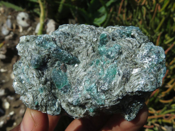 Natural Emeralds In Matrix Specimens x 7 From Sandawana, Zimbabwe - TopRock