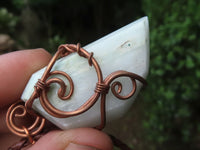 Polished Mixed Copper Wire Wrapped Jewellery Pendants x 7 From Congo - TopRock