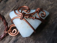 Polished Mixed Copper Wire Wrapped Jewellery Pendants x 7 From Congo - TopRock