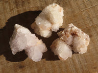 Natural Pale Spirit Quartz Clusters x 12 From Boekenhouthoek, South Africa - Toprock Gemstones and Minerals