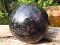 Polished Small Iolite / Water Sapphire Spheres  x 6 From Madagascar - Toprock Gemstones and Minerals