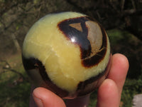 Polished Septerye (Calcite & Aragonite) Spheres  x 4 From Mahajanga, Madagascar - TopRock