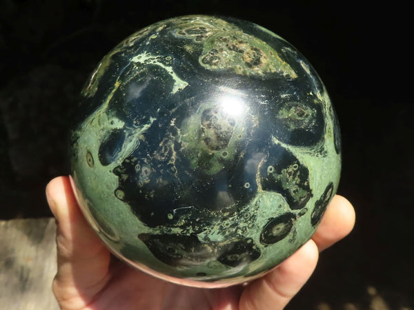 Polished Stromatolite / Kambamba Jasper Sphere  x 1 From Madagascar - TopRock