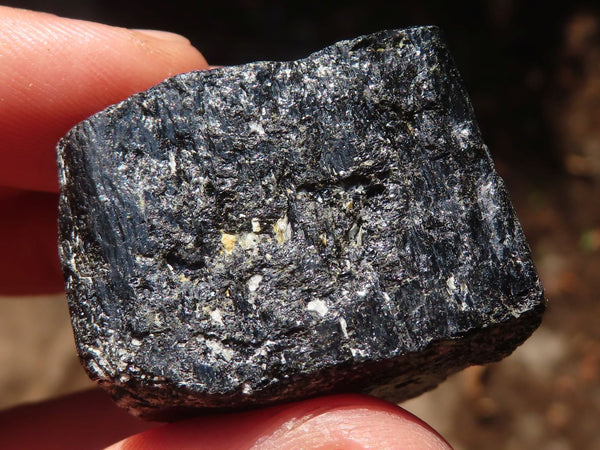 Natural Schorl Black Tourmaline Crystals  x 24 From Zambia