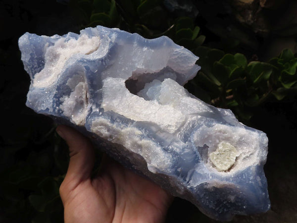 Natural Huge Etched Blue Chalcedony Specimen  x 1 From Malawi - TopRock