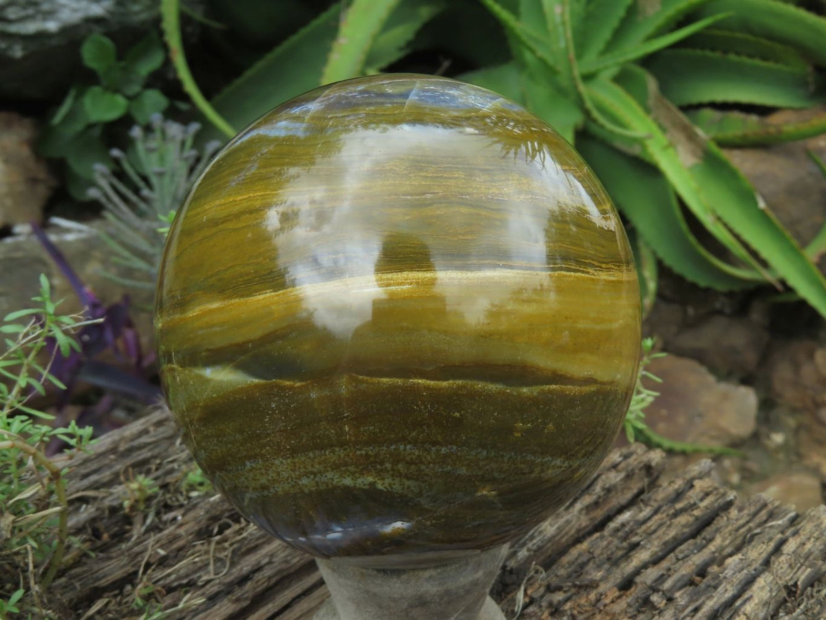 Polished Ocean Jasper Spheres x 2 From Madagascar - TopRock