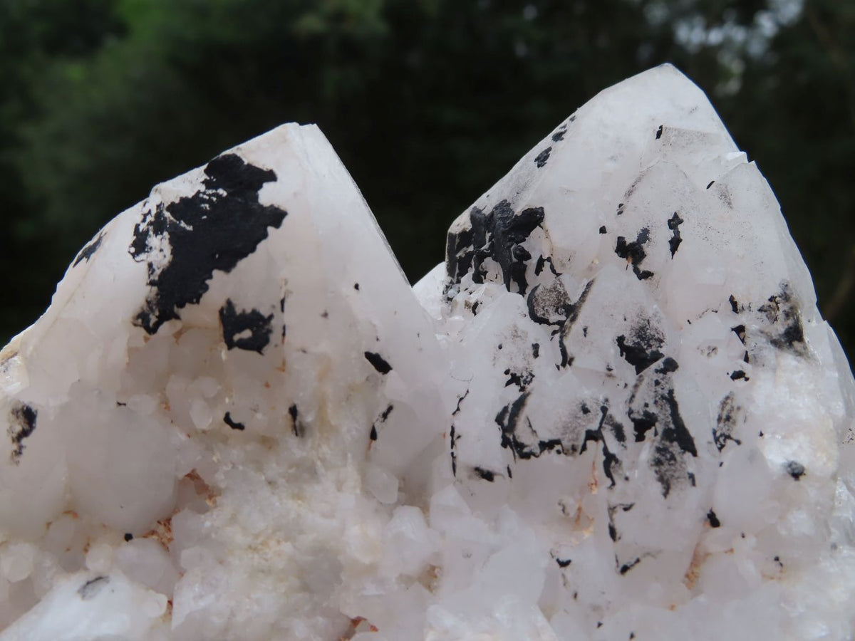 Natural Cascading Castle Quartz Clusters x 2 From Madagascar - TopRock