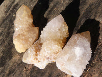 Natural Small White Spirit Quartz Specimens x 70 From Boekenhouthoek, South Africa - Toprock Gemstones and Minerals