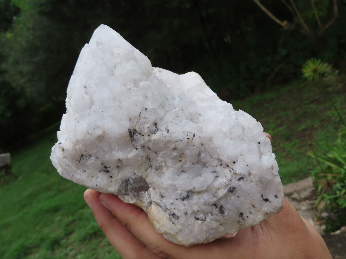 Natural Cascading Castle Quartz Clusters x 2 From Madagascar - TopRock