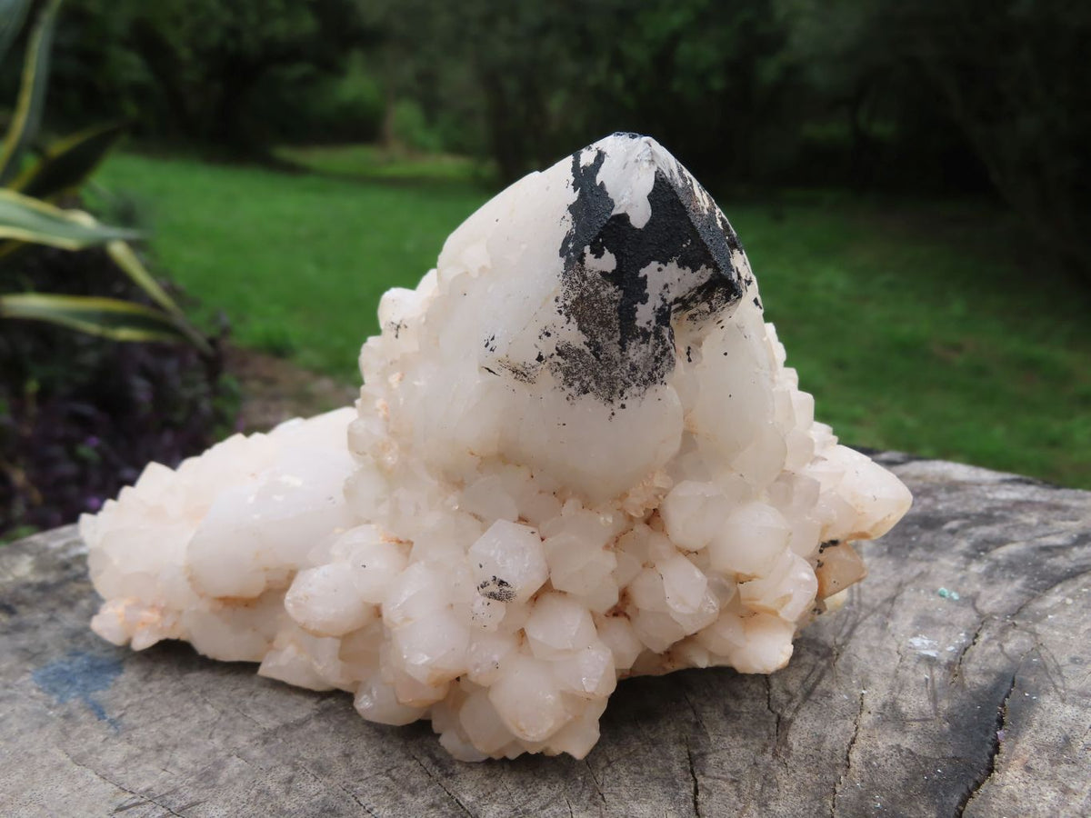 Natural Cascading Castle Quartz Clusters x 2 From Madagascar - TopRock